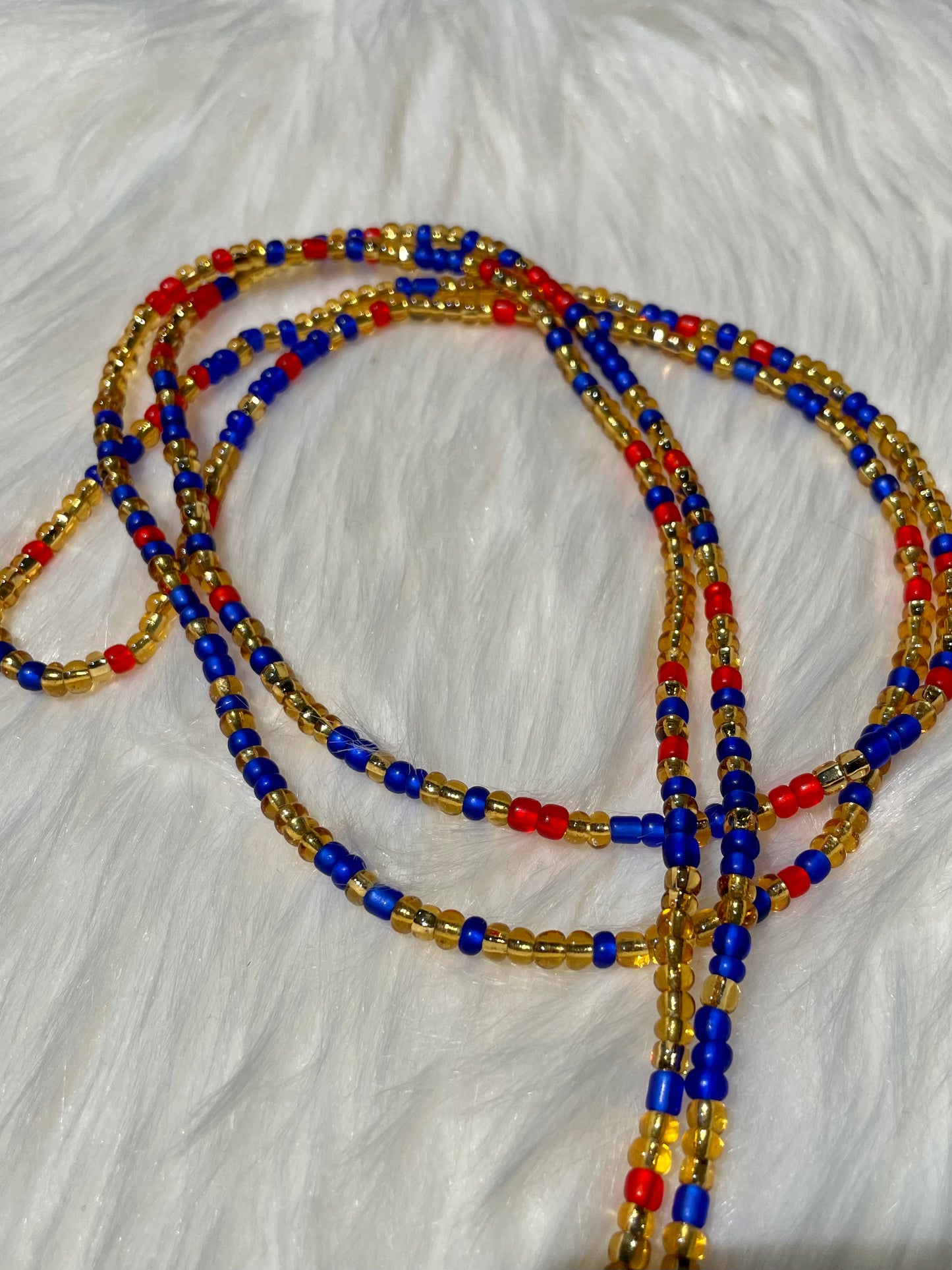 Gold Firecracker Waistbeads